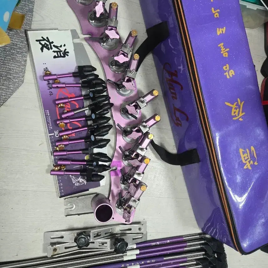 [BUNJANG] Soya Legend 10-Tier Fishing Rod Holder Full Set / 소야 레젼드 10단 낚시받침틀풀세트