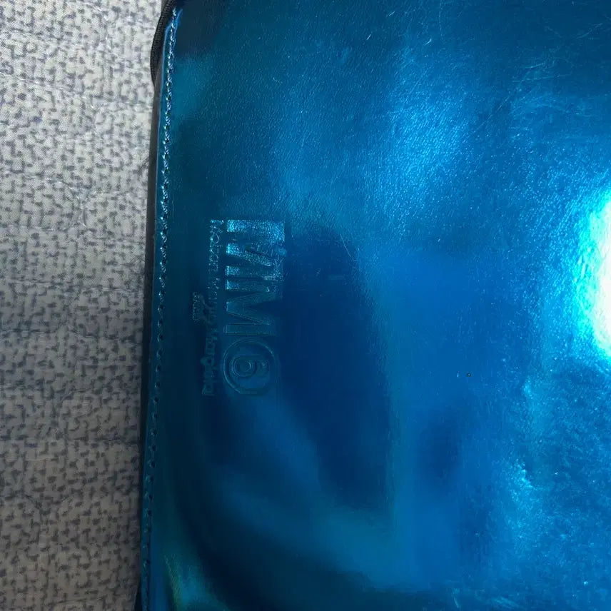 [BUNJANG] MM6 Maison Margiela Blue Mirror Bag Tote Bag / MM6 메종 마르지엘라 블루 미러백