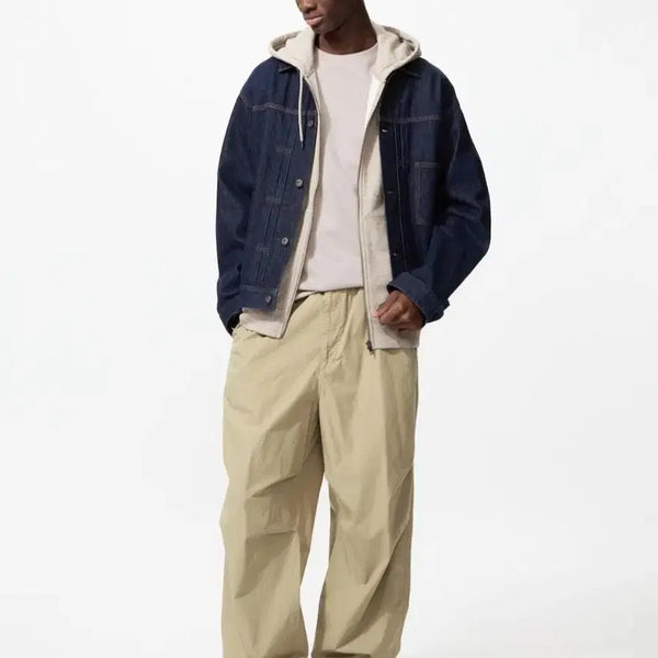[BUNJANG] Uniqlo Parachute Pants Beige / 유니클로 파라슈트팬츠 베이지