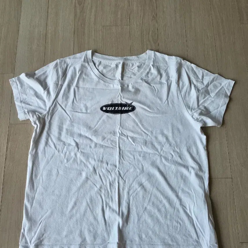 [BUNJANG] Voltaire Short Sleeve T-Shirt White / 볼테르 반팔 티셔츠 화이트