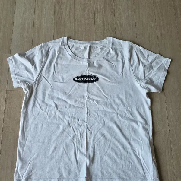 [BUNJANG] Voltaire Short Sleeve T-Shirt White / 볼테르 반팔 티셔츠 화이트