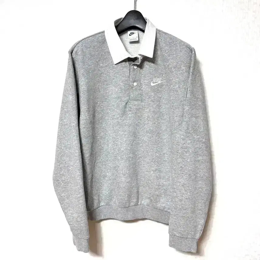 [BUNJANG] Nike Club Fleece Collar Sweatshirt / [S,90]나이키 카라 맨투맨 클럽 플리스