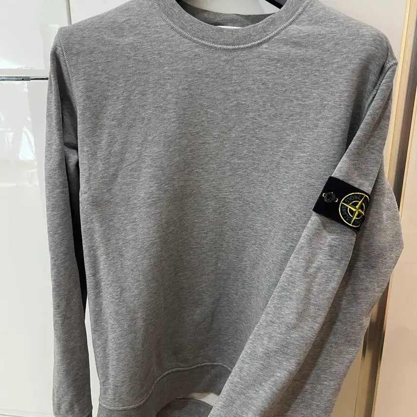 [BUNJANG] Stone Island Grey Sweatshirt L / 스톤아일랜드 그레이맨투맨 L