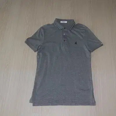 [BUNJANG] Beanpole Grey Short-Sleeve Polo T-Shirt (Size 100) / (100)709-12D. 빈폴/그레이 반팔카라티셔츠