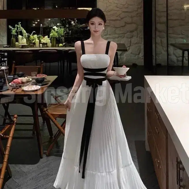 [BUNJANG] Jolibe Pleated Sleeveless Long Dress / [빠른발송] 졸리비 ops 원피스 플리츠 나시 롱원피스 바캉스