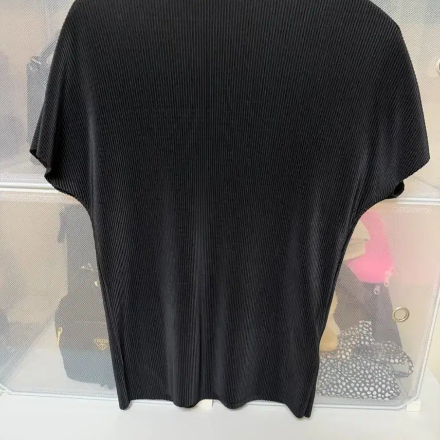 [BUNJANG] Pleated Short Sleeve Blouse / 플리츠 반팔