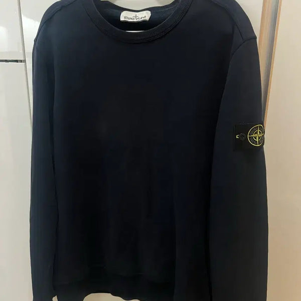[BUNJANG] Stone Island Navy Sweatshirt L / 스톤아일랜드 네이비맨투맨 L