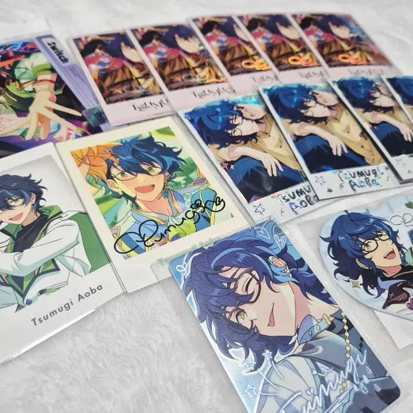 [BUNJANG] Ensemble Stars Aoba Tsumugi Paper Goods Bundle Set (Sealed) / (미개봉) 앙스타 아오바 츠무기 지류 일괄 급처