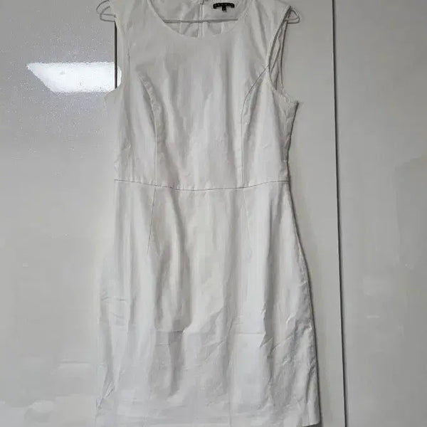 [BUNJANG] Theory Sleeveless Sheath Dress White / 띠어리 민소매 원피스 화이트