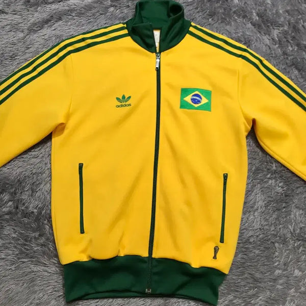 [BUNJANG] Adidas FIFA Brazil Track Top Jersey / [[S, A급, 공용] 아디다스 FIFA 브라질 트랙탑 져지#522