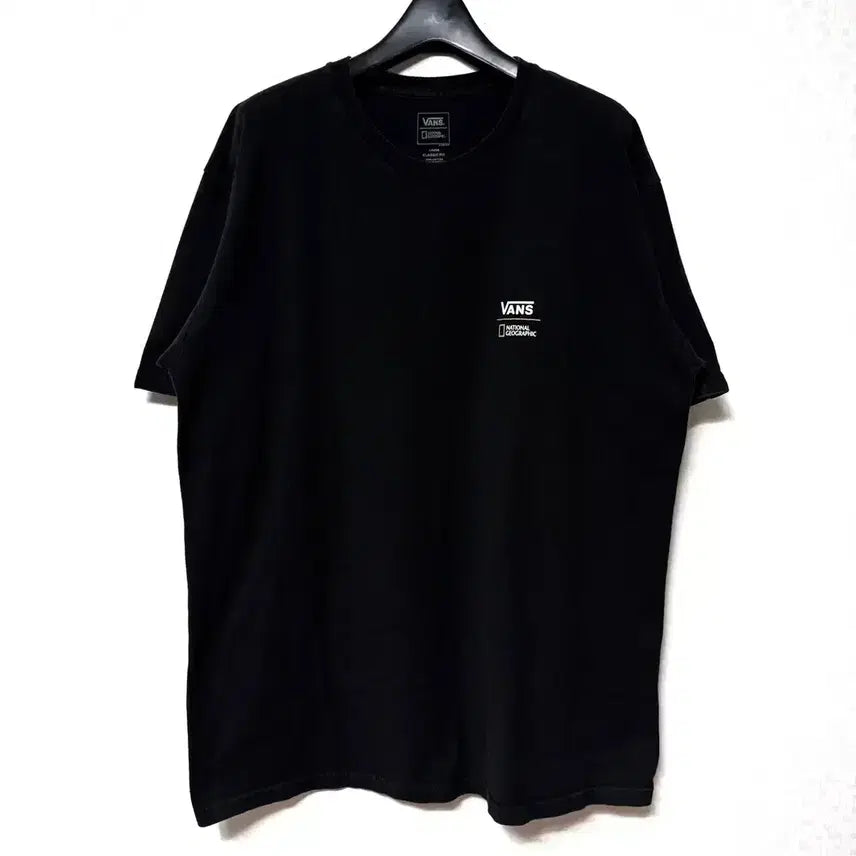 [BUNJANG] Vans National Geographic Collaboration T-shirt Black / [L,100]반스 내셔널지오그래픽 콜라보 반팔티 블랙