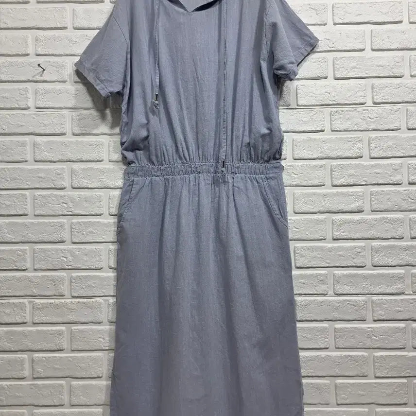 [BUNJANG] Code Combine Cotton Linen Blend Dress / 2020년 코데즈컴바인 면마 혼방원피스 55ㅡ77