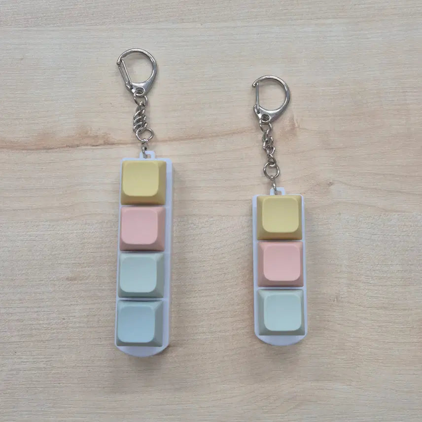 [BUNJANG] Keycap Keychain Set of 2 / 키캡 키링 2개 세트