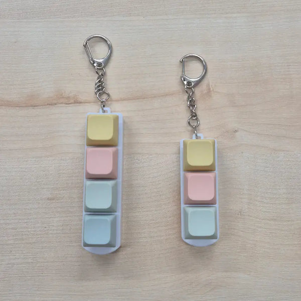 [BUNJANG] Keycap Keychain Set of 2 / 키캡 키링 2개 세트