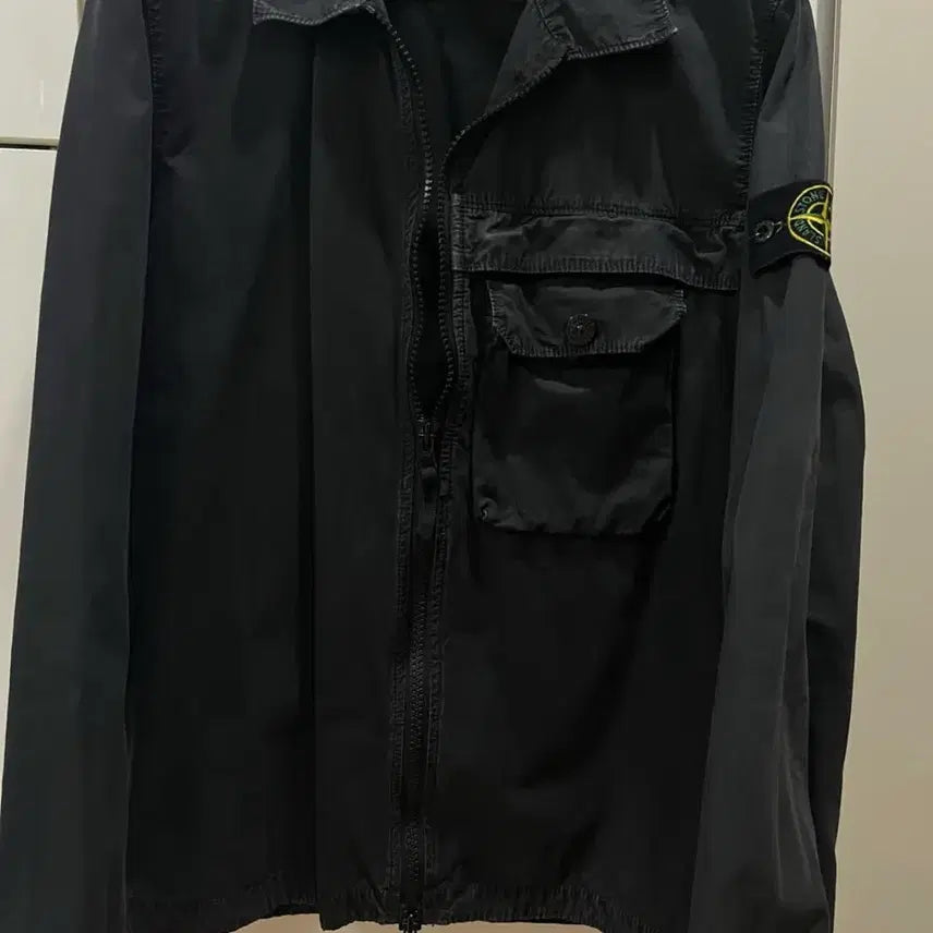 [BUNJANG] Stone Island Denim Jacket Black M (Slim 105) / 스톤아일랜드 데님자켓 100~슬림105