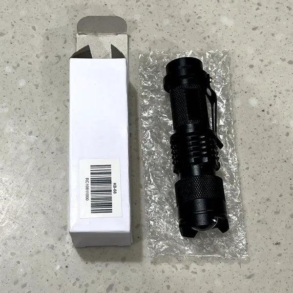 [BUNJANG] Portable Flashlight Black / 휴대용 손전등 블랙