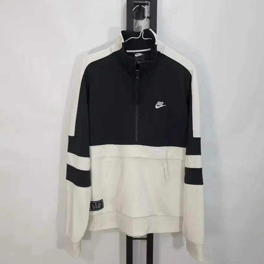 [BUNJANG] Nike Retro Air Anorak Jacket Black White L / 나이키 아노락 레트로 에어 자켓 블랙 화이트 검흰 L