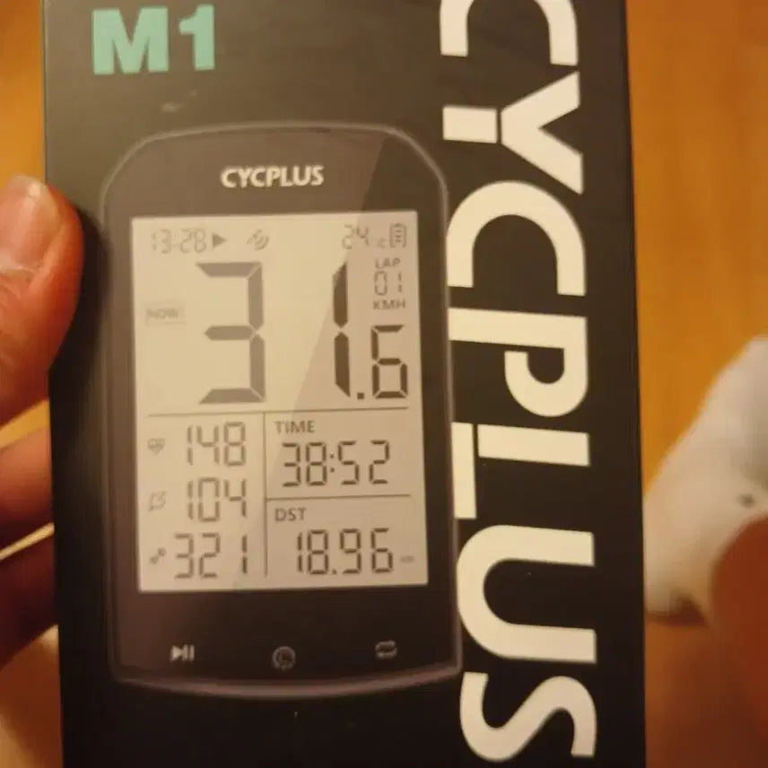 [BUNJANG] Cyplus M1 GPS Bicycle Speedometer / 0싸이플러스 M1 GPS 자전거 속도계 /한번도 사용 하지 않음
