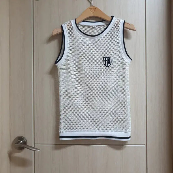 [BUNJANG] Women's Mesh Vest White Size S / 메쉬 (조끼) 여성 (S)사이즈 (화이트)