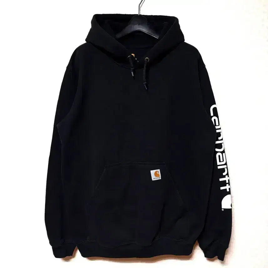 [BUNJANG] Carhartt Black Oversized Hoodie (Size S) / [S,90]칼하트 후드티 블랙 오버핏 carhartt