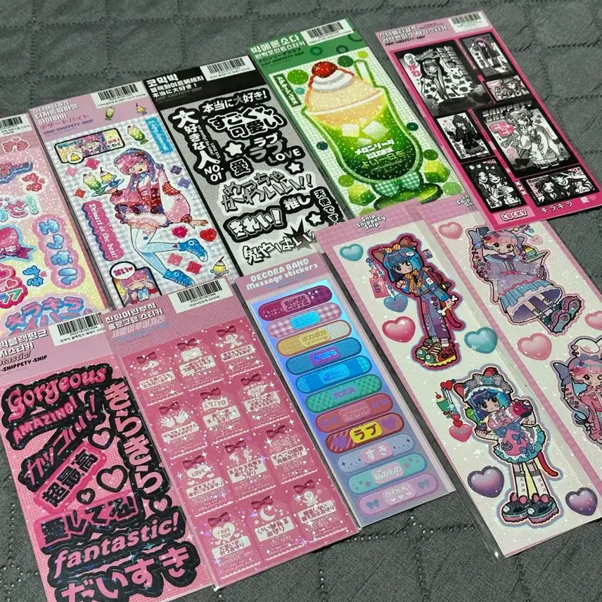 [BUNJANG] Inaho Artist Snips Snipe Tissnip Sticker Bundle Set / (일괄급처) 스닙스니페티스닙 이나후 작가님 스티커
