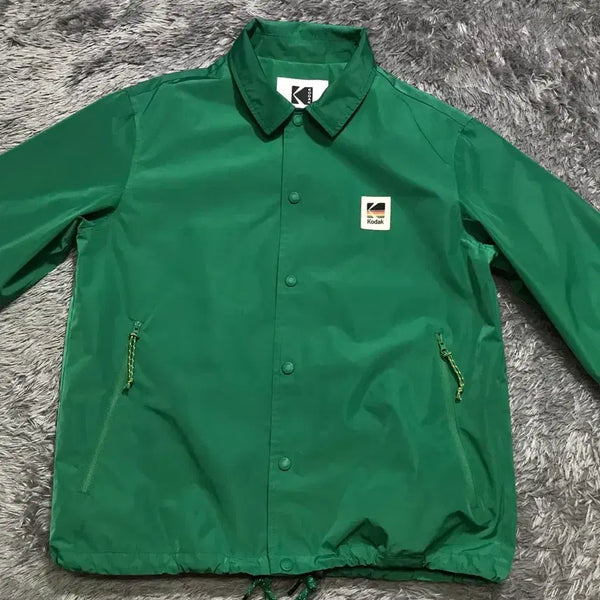 [BUNJANG] Kodak Packable Collar Shirt Jacket Green / [[S, A급] 코닥(KODAK) 패커블 카라 셔츠 자켓#524
