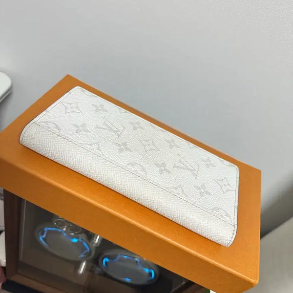 [BUNJANG] Louis Vuitton Optic White Brazza Long Wallet / 25년 구매 루이비통 옵틱 화이트 브라짜  화이트 장지갑