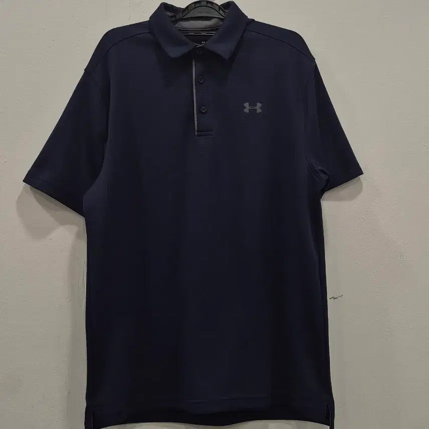 [BUNJANG] Under Armour Men's Short Sleeve Polo Shirt - Navy, Size M / [M] 언더아머 기능성 반팔 카라티 남성 M 네이비