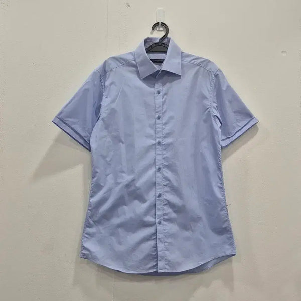 [BUNJANG] Daks Short Sleeve Shirt Blue / [100] 닥스 반팔 셔츠 남방 블루 상태좋음