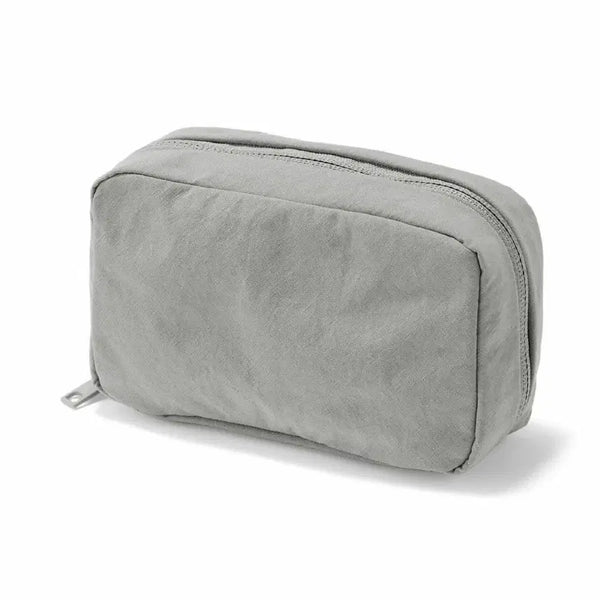 [BUNJANG] Muji Nylon Easy Access Pouch M Grey / 무인양품 나일론 꺼내기 쉬운 파우치 M 그레이