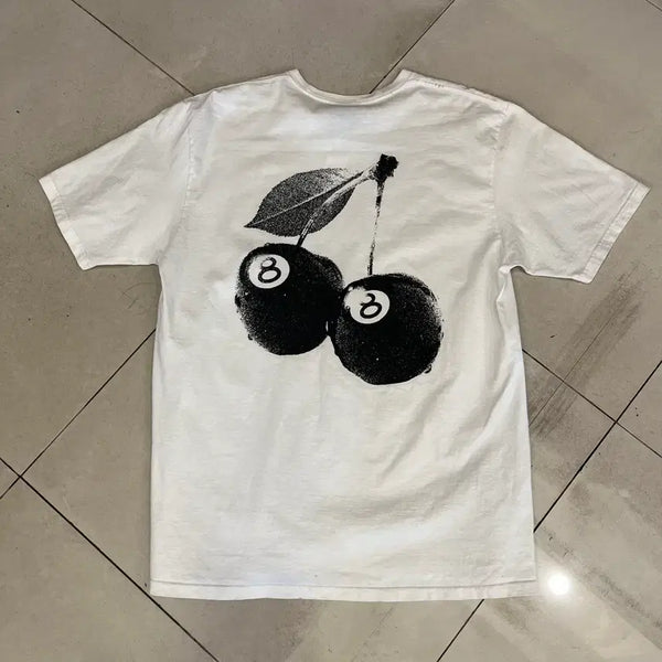 [BUNJANG] Stussy Cherry 8 Ball T-Shirt (Size L/100) / 스투시 체리 에잇볼 반팔 티셔츠 L/100