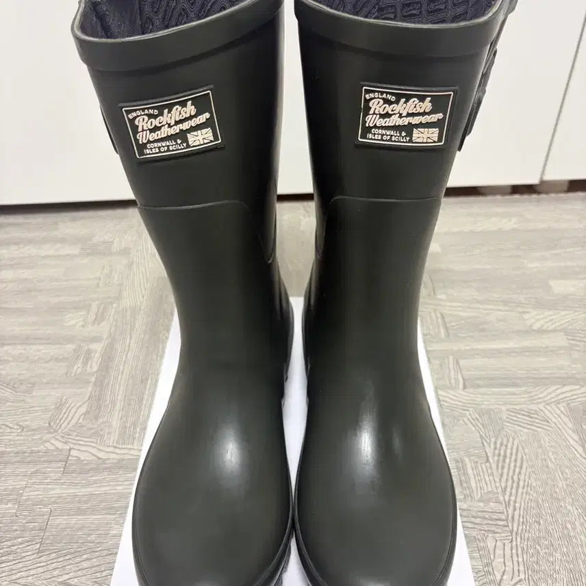 [BUNJANG] Rockfish Weatherwear Rain Boots Khaki UK 6 / 락피쉬 웨더웨어 레인부츠 카키 UK6 (245~250)