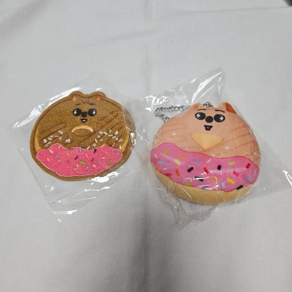 [BUNJANG] SKZOO SKIZOO Han Quokka Chenille Embroidered Coaster/Cup Holder/Keyring/Bag Charm MD Goods / [미개봉 원가 이하] 스키주 한쿼카 일본 팝업 셰닐 자수 코스터 컵받침 키링 도넛 디저트 백참 엠디 굿즈 skzoo 2025 popup bag charm coaster