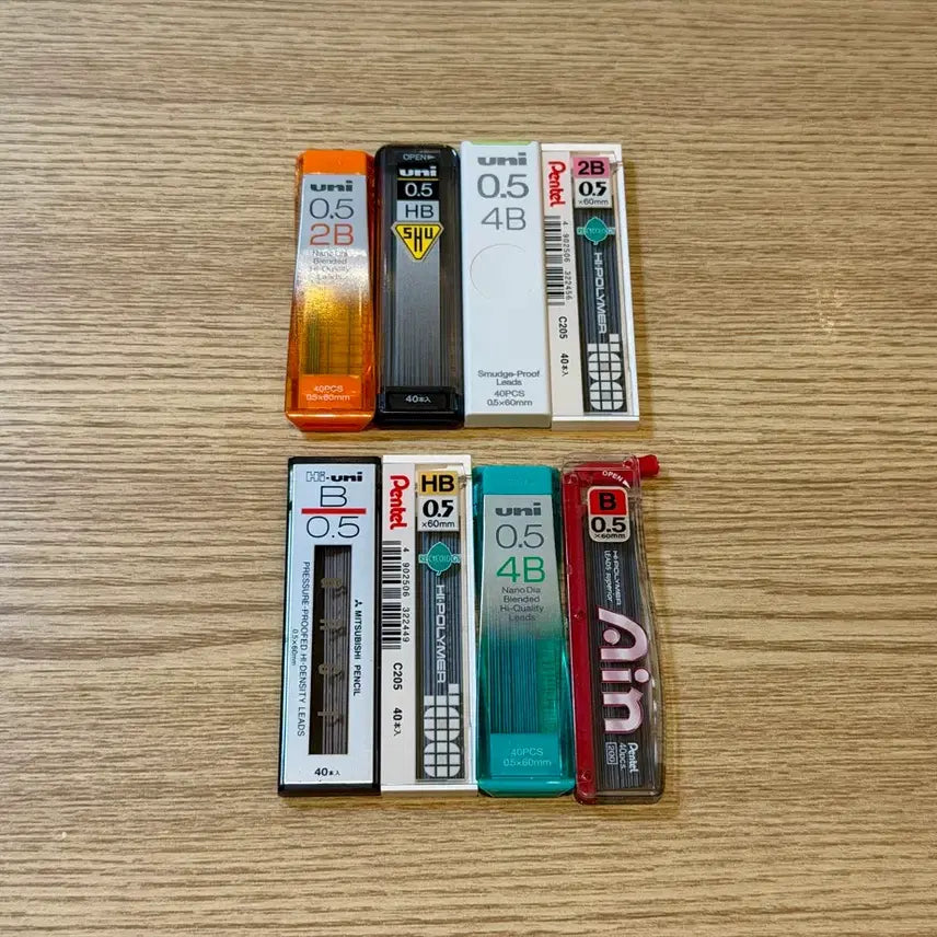 [BUNJANG] Assorted Used Mechanical Pencil Lead Bundle / 중고 샤프심 일괄 판매