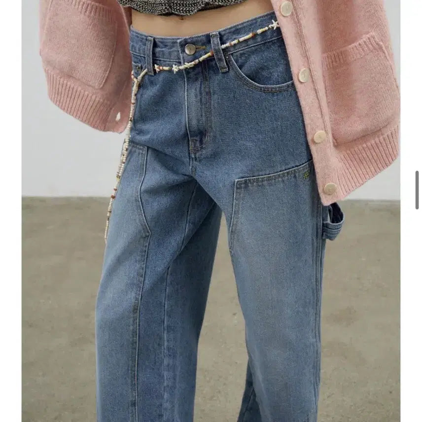 [BUNJANG] Poetic Girls Pocket Denim Size M / 포에토 걸즈포켓 데님