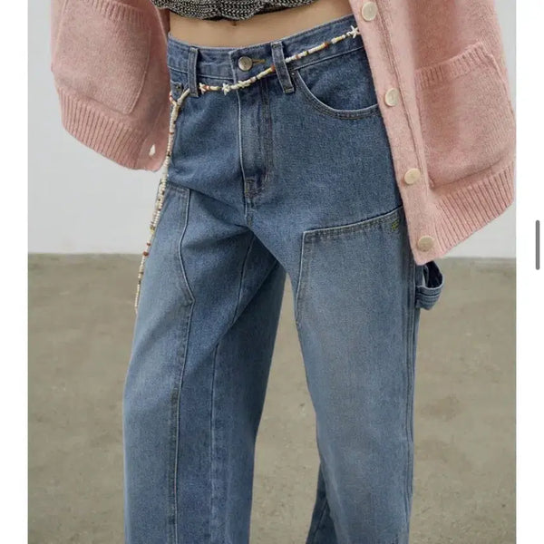 [BUNJANG] Poetic Girls Pocket Denim Size M / 포에토 걸즈포켓 데님