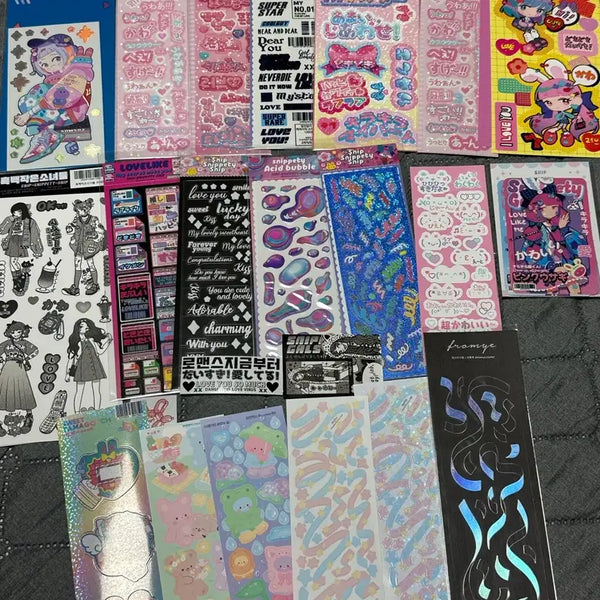 [BUNJANG] Diary Decoration Sticker Bundle / (일괄급처) 다꾸 스티커 처분