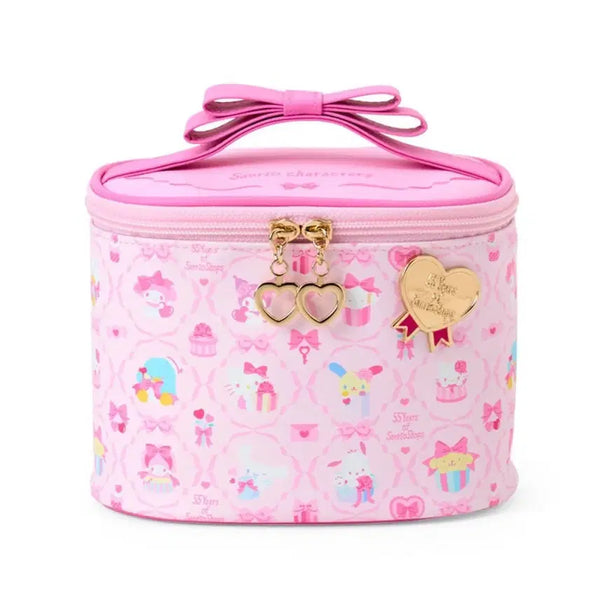 [BUNJANG] Sanrio Characters 55th Anniversary Cosmetic Pouch - Pink / 산리오 캐릭터즈 55주년 코스메틱 파우치 핑크