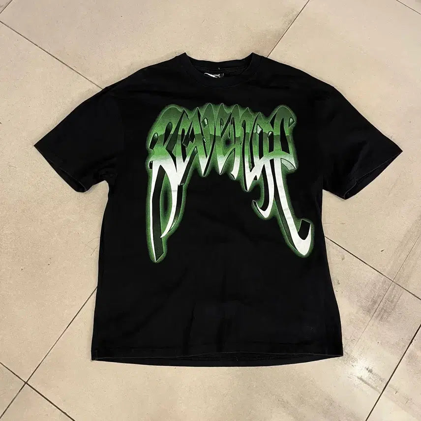 [BUNJANG] Revenge Graphic Short Sleeve T-Shirt (M/95) / 리벤지 그래픽 반팔 티셔츠 M/95