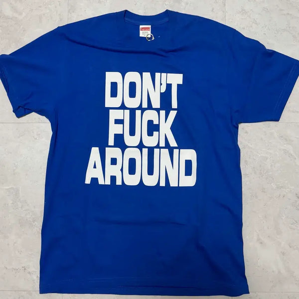 [BUNJANG] Supreme 22FW Don't Fuck Around Tee L / 돈퍽어라운드 슈프림티셔츠 L