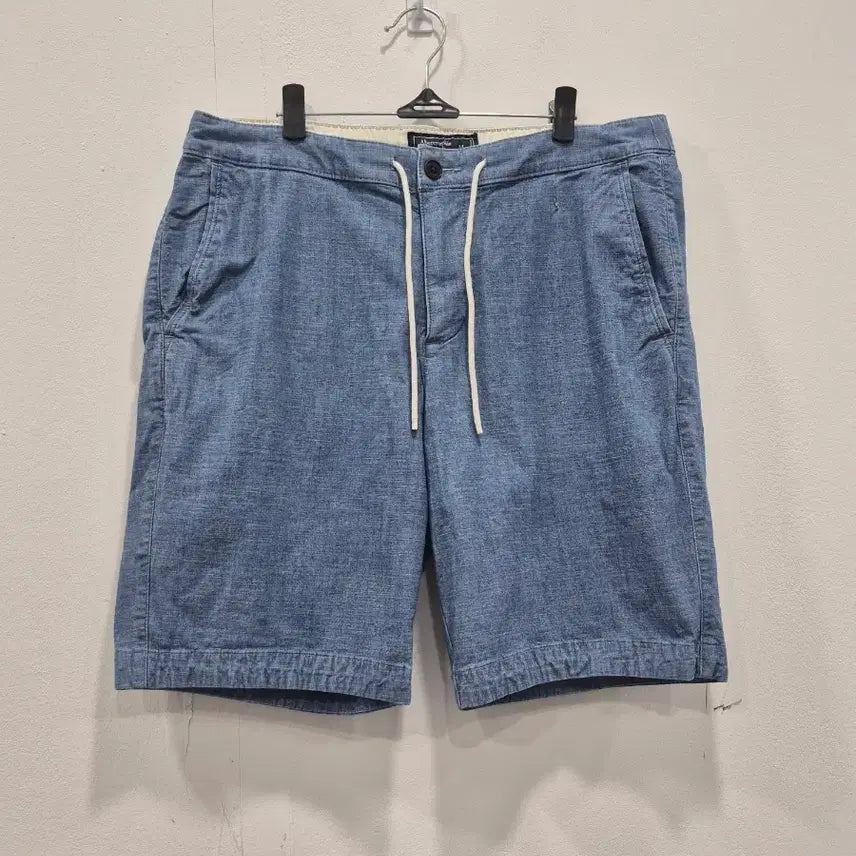 [BUNJANG] Abercrombie & Fitch Stretch Denim Half Pants Shorts 33 / [M 33인치] 아베크롬비 스판 데님 하프팬츠 반바지 33인치