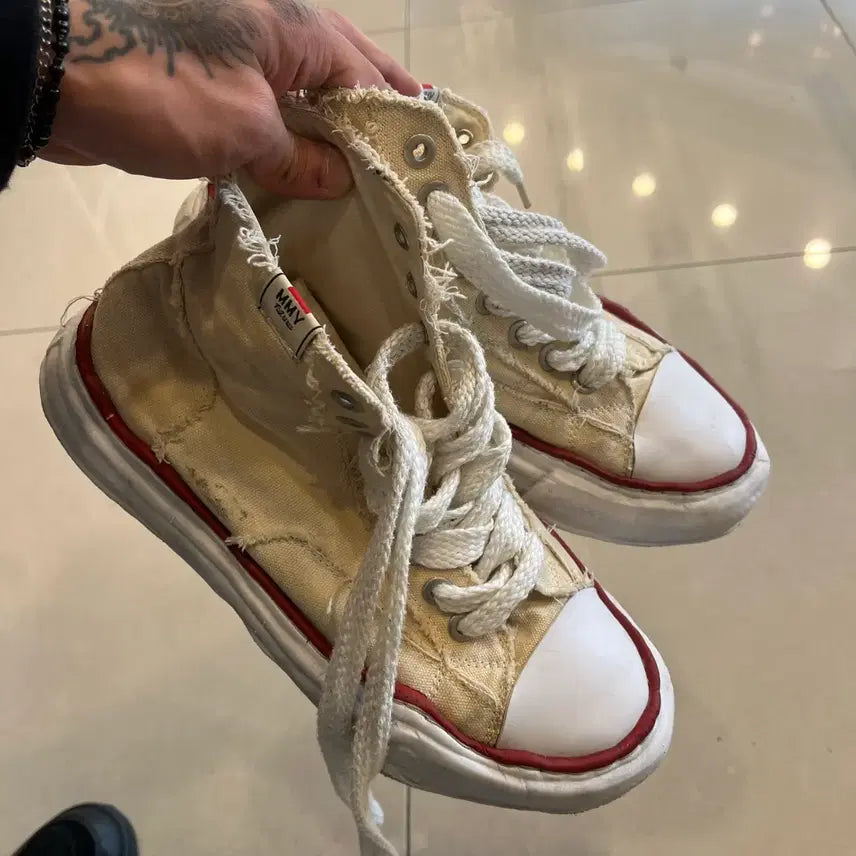 [BUNJANG] Mihara Yasuhiro Peterson OG High-Top Sneakers (270) / 미하라 야스히로 피터슨 OG 하이탑 270