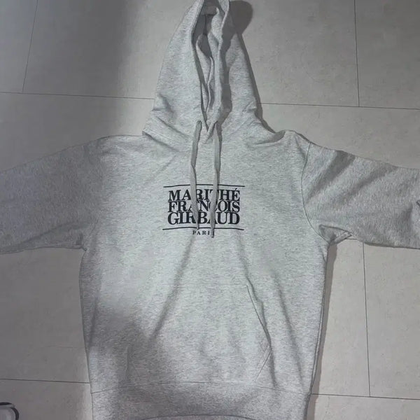 [BUNJANG] Marithe Francois Girbaud Grey Hoodie / 마리떼 프랑소와 저버 후드티 팝니다!! [그레이 색상 - 1회 착용]