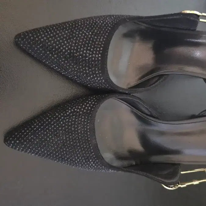 [BUNJANG] Versace Crystal Buckle High Heels / 베르사체 힐
