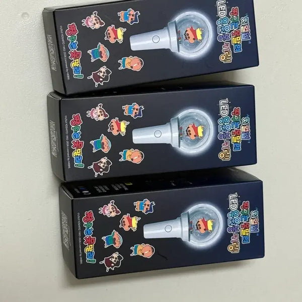 [BUNJANG] Crayon Shin-chan LED Cheer Stick Keyring / 치얼업 짱구는 못말려 led 응원봉 키링