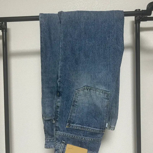 [BUNJANG] YOUTH 23SS Wide Denim Medium Blue Size S / 23ss 유스 와이드데님 미디엄블루 s사이즈