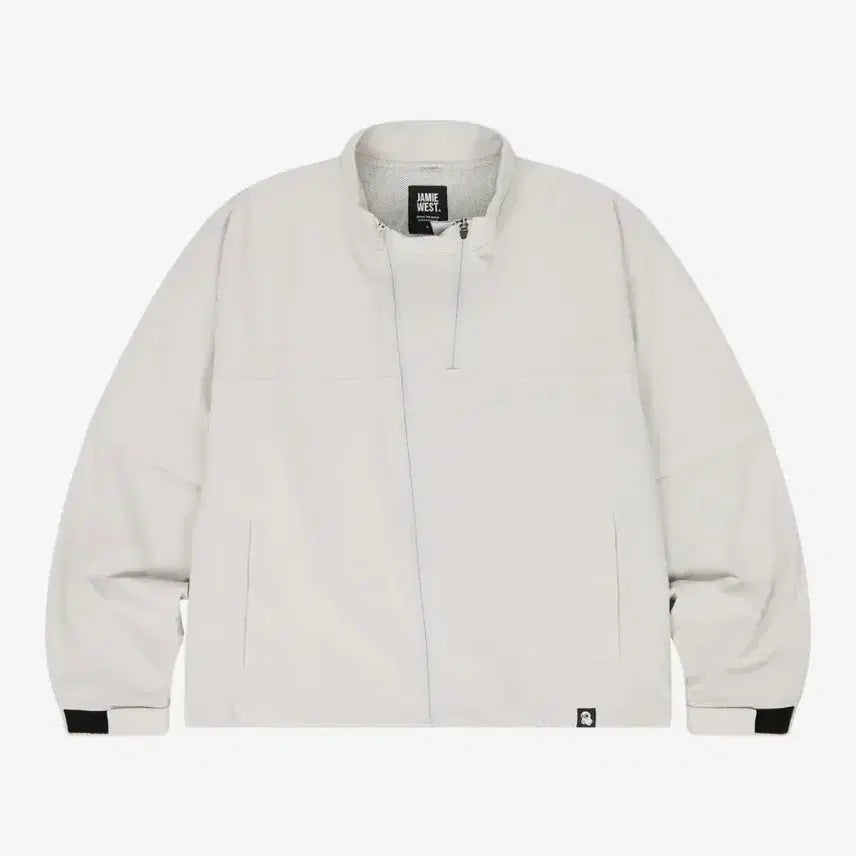 [BUNJANG] Jamie West Nylon Detachable Double Zip-up Windbreaker (Gray) / 제이미웨스트 나일론 디테쳐블 더블집업 윈드브레이커 (그레이)