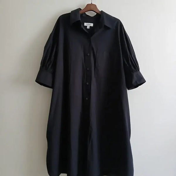 [BUNJANG] COS Balloon Sleeve Shirt Dress / COS 벌룬소매 셔츠 원피스