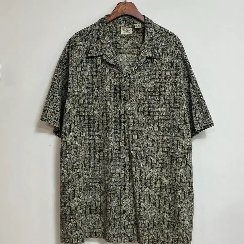 [BUNJANG] Vintage L.L.Bean Patterned Shirt 2XL / 빈티지 L.L.Bean 패턴 셔츠