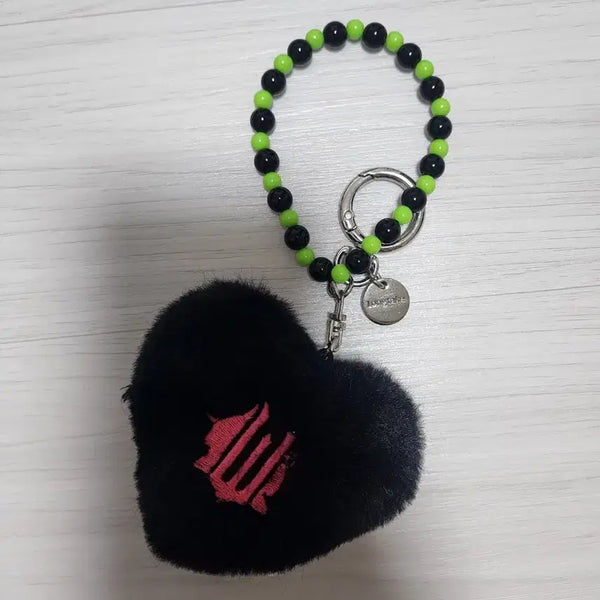 [BUNJANG] Longtake X Wicked Fur Heart Keyring / [한정판/새상품] 롱테이크 X 위키드 퍼 하트 키링